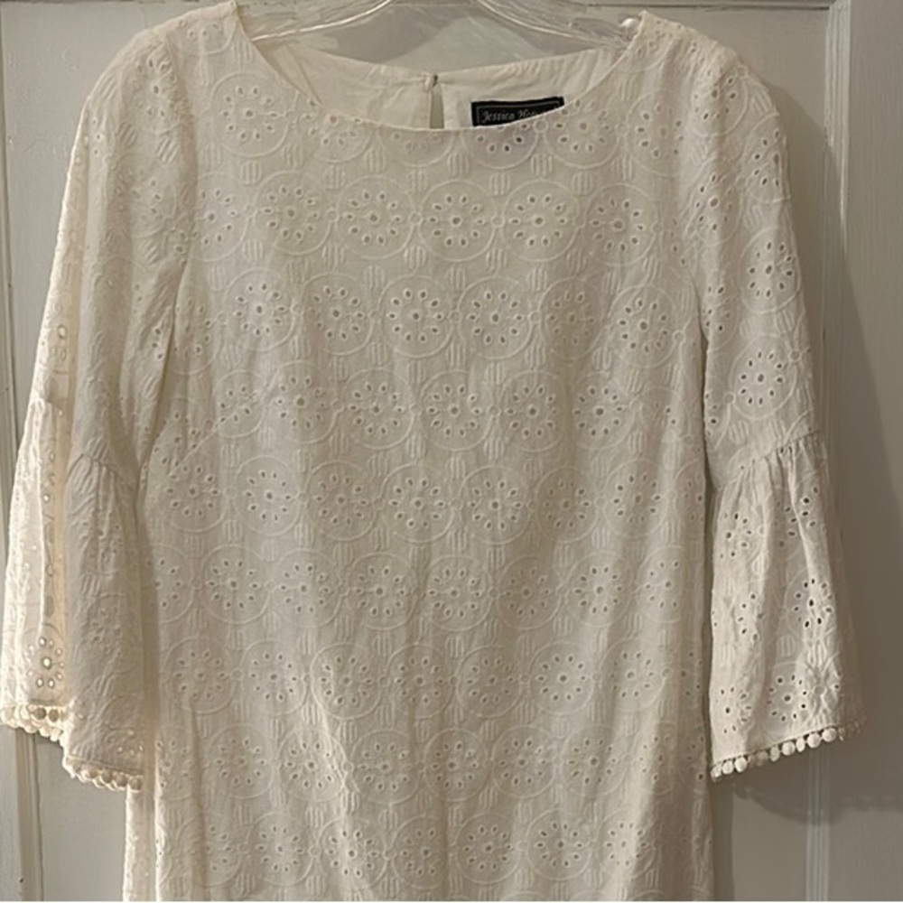 White Eyelet Dress
